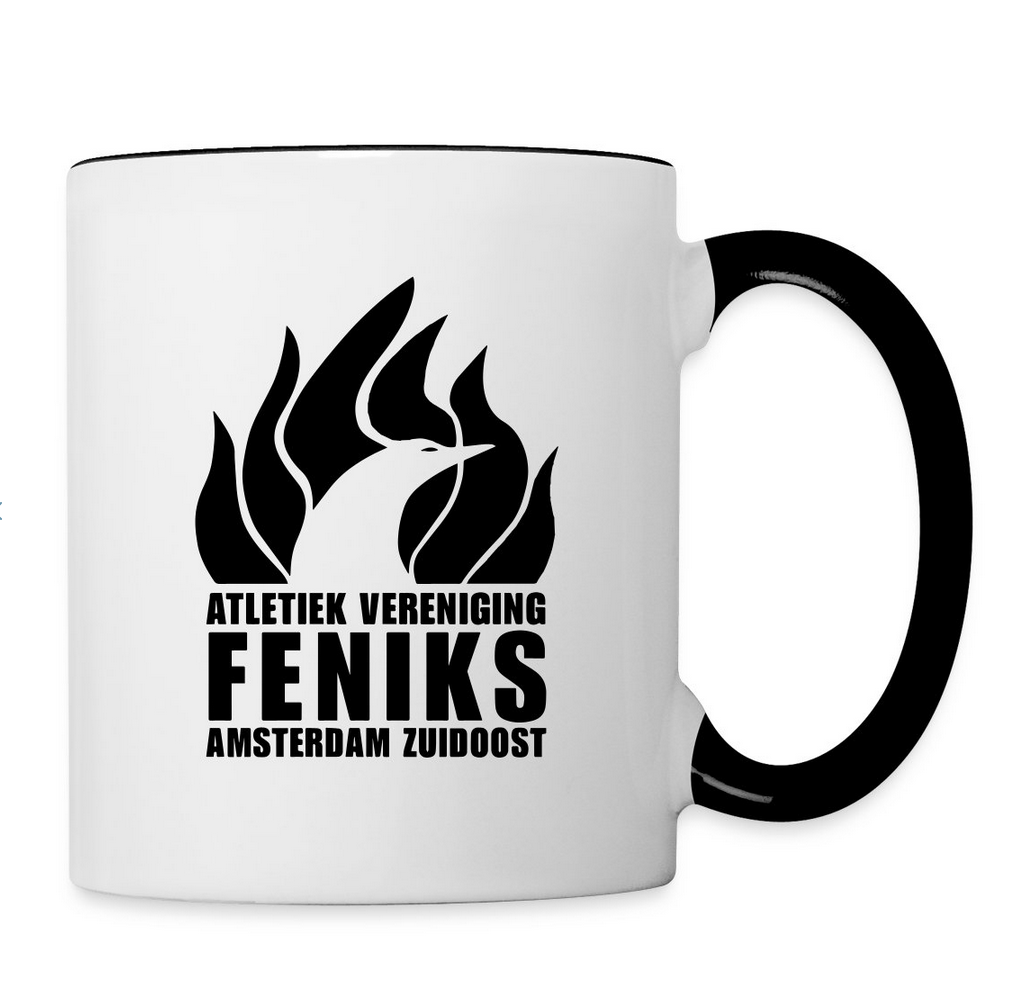 Mok branded zwart wit